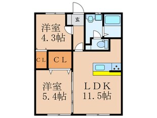 シティナガノの物件間取画像